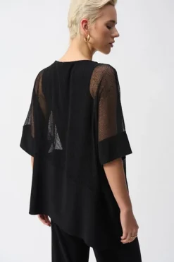 Joseph Ribkoff Blouse Zwart 251092 Clearance