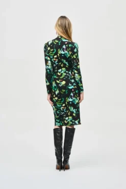 Joseph Ribkoff Jurk 243321 Groen Dessin Discount