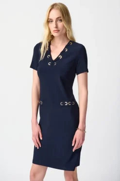 Joseph Ribkoff Jurk Blauw 241285 Discount