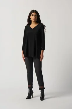 Joseph Ribkoff Tuniek Zwart 233079 Online