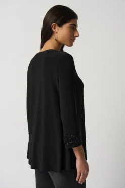 Joseph Ribkoff Tuniek Zwart 233079 Online