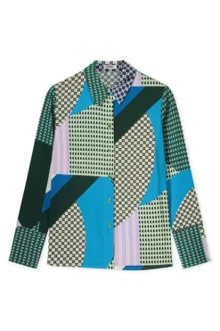 KYRA Blouse Patchwork Wanda-w23 Hot