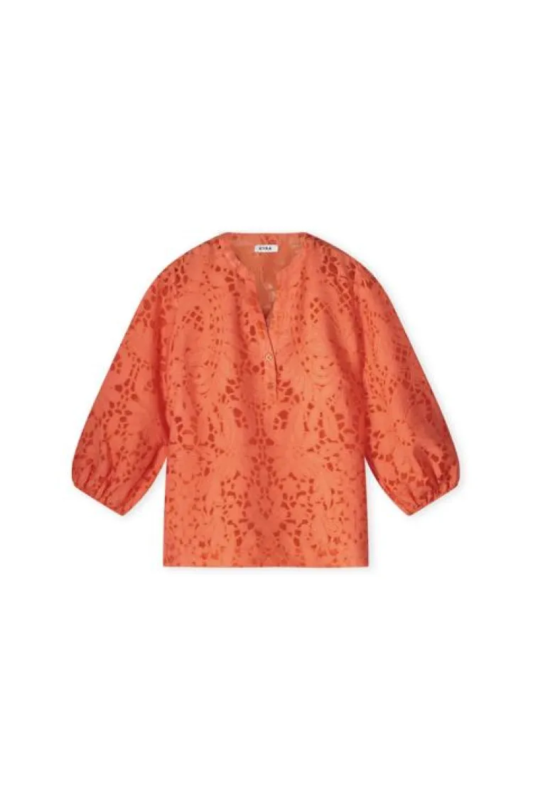 KYRA Blouse Tamara-s24 Oranje Hot