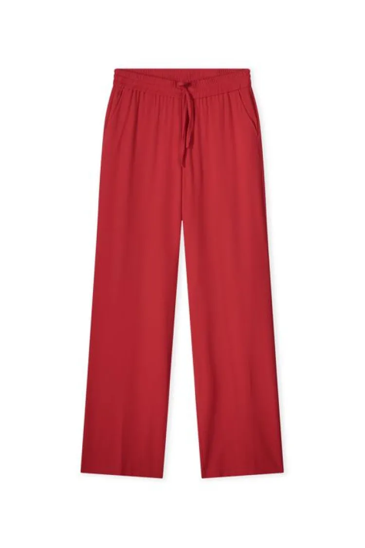 KYRA Broek Long Louisa-s24 Rood Outlet