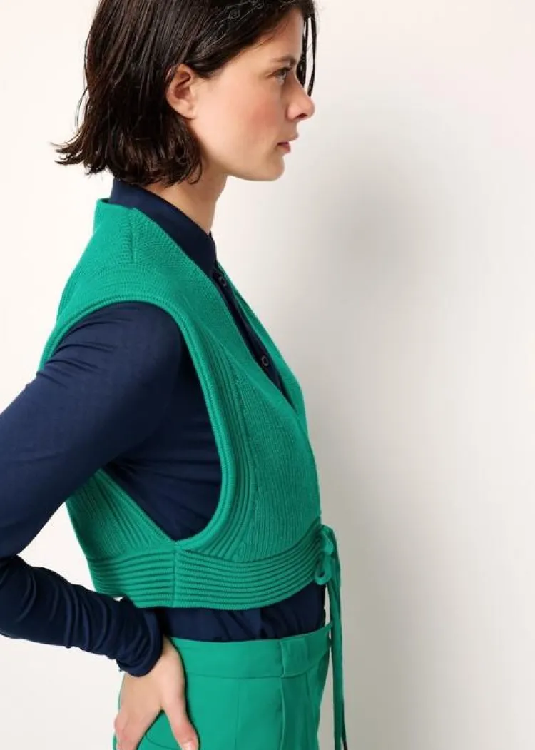 KYRA Vest Aleid-s24 Groen Clearance