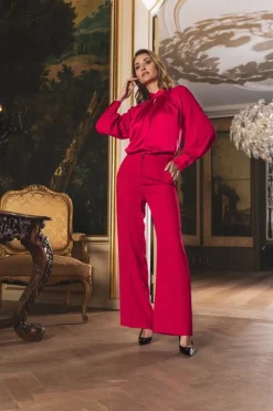 Label DOT Broek 2428001 Roma Rood
