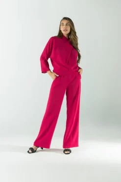 Label DOT Broek 2428001 Roma Rood