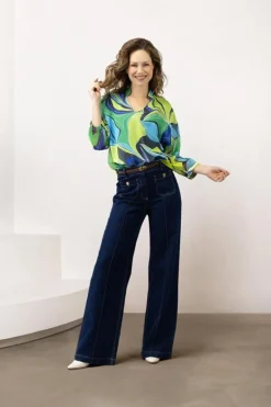 Label DOT Broek 2518010 Ruben Blauw