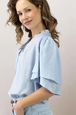 Label DOT Top 2511022 Adda Blauw Best