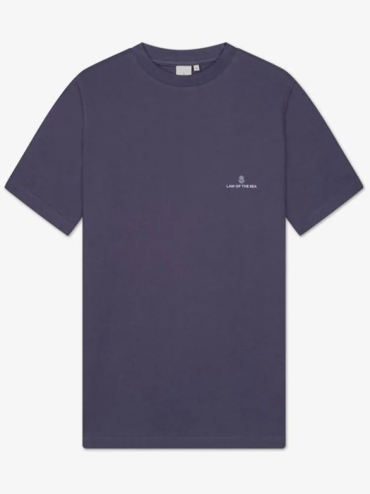 Law of the Sea T-Shirt LAW-10103-304 Paars New