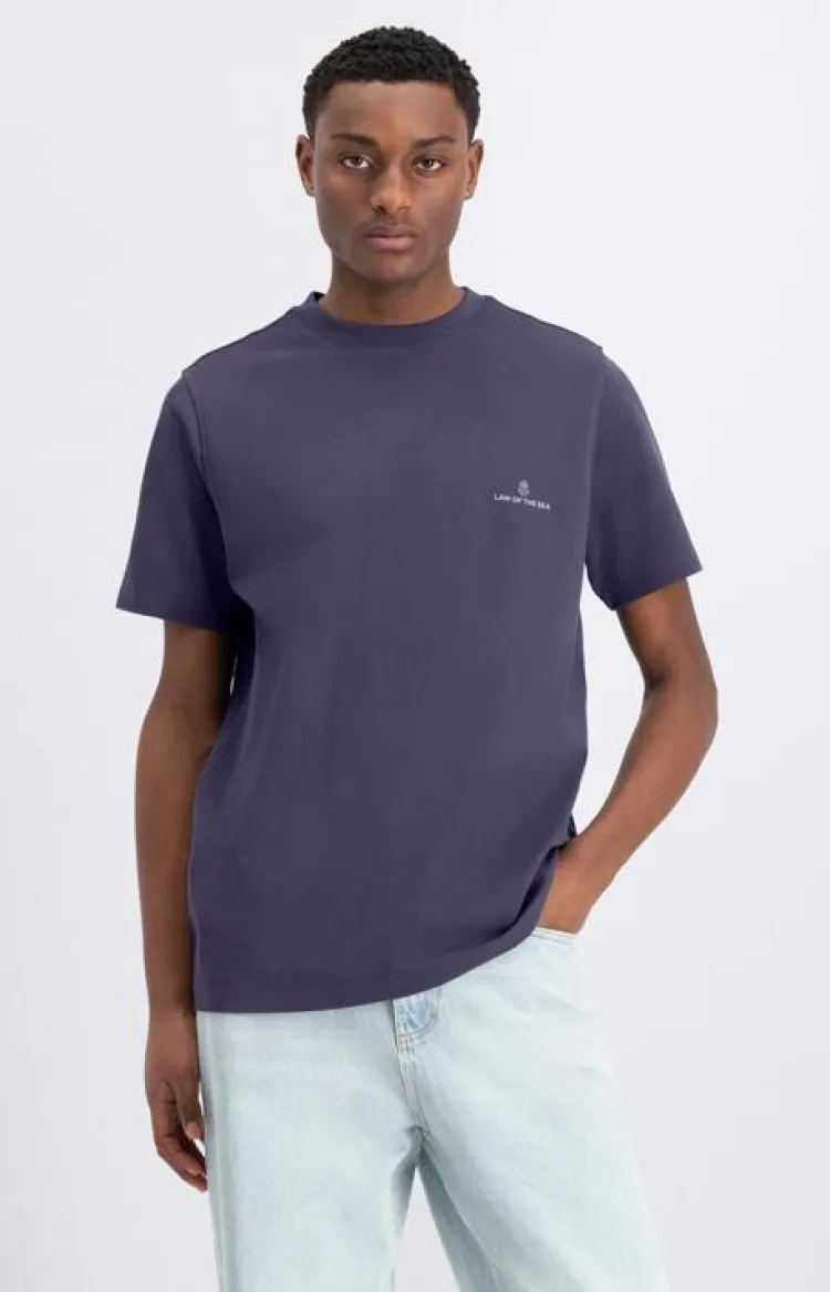 Law of the Sea T-Shirt LAW-10103-304 Paars New