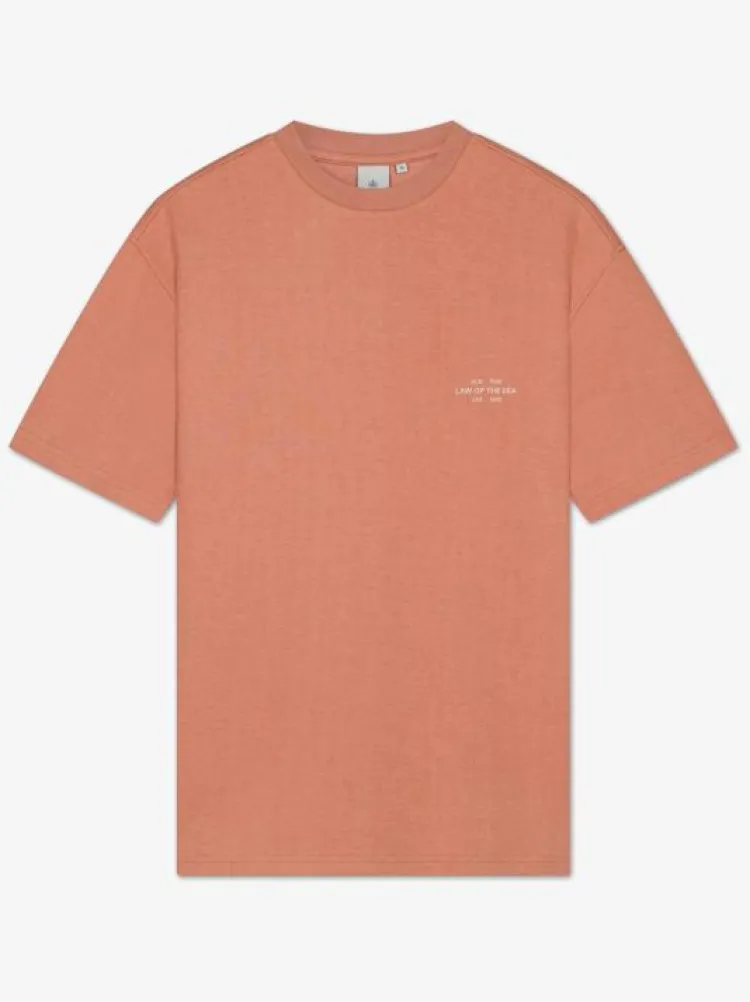 Law of the Sea T-Shirt LAW-10080-809 Oranje Sale