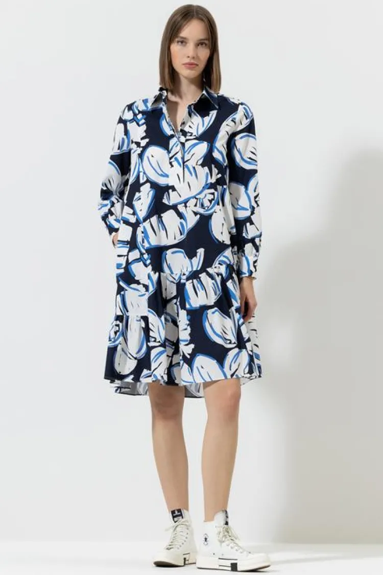 Luisa Cerano Jurk Multicolor 778365/3473-0 Discount