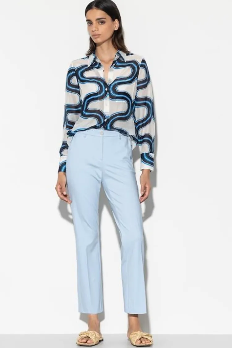 Luisa Cerano Pantalon Lichtblauw 698644/3289-0 Best