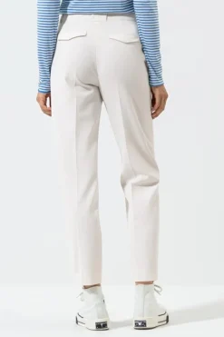 Luisa Cerano Pantalon Off-white 678486/3453-0 Outlet