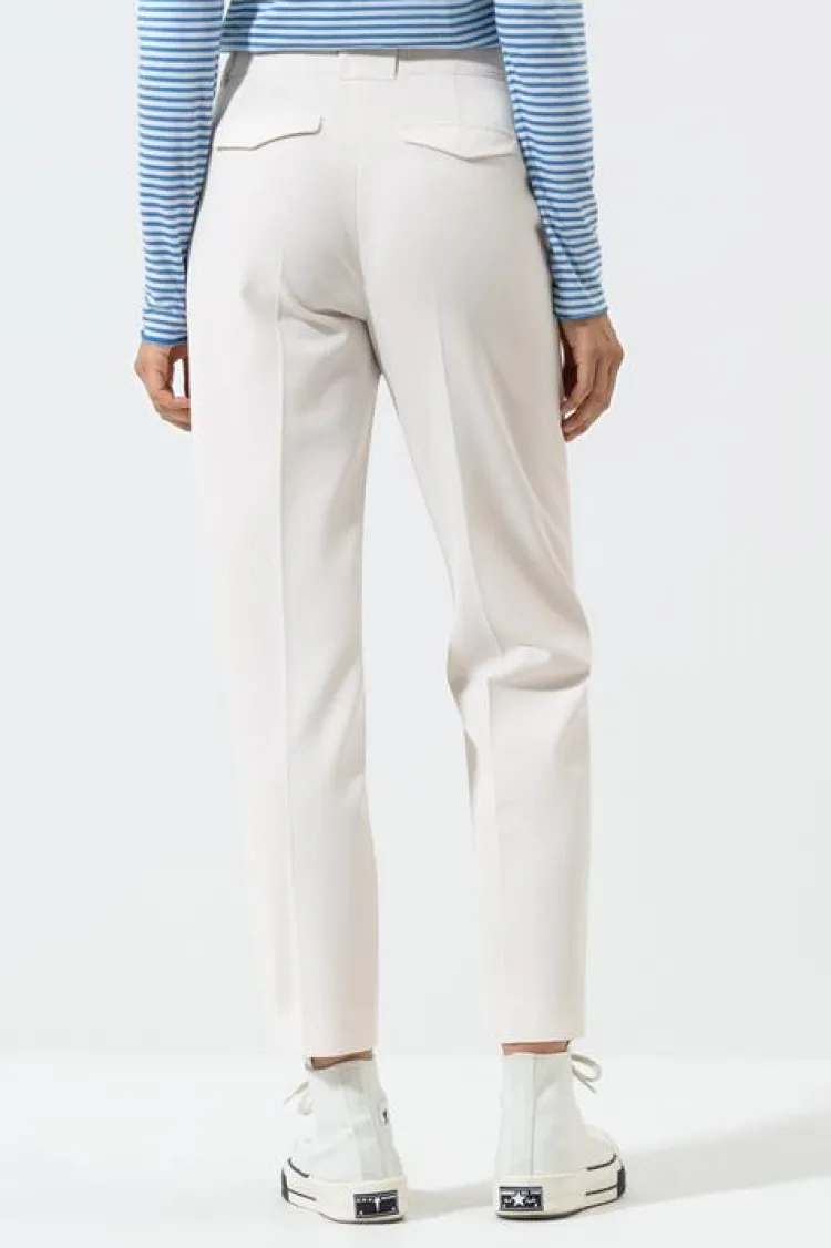 Luisa Cerano Pantalon Off-white 678486/3453-0 Outlet