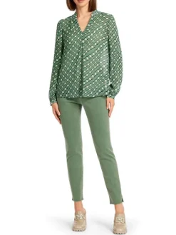 Marc Cain Blouse UC 51.14 W41 Groen Online