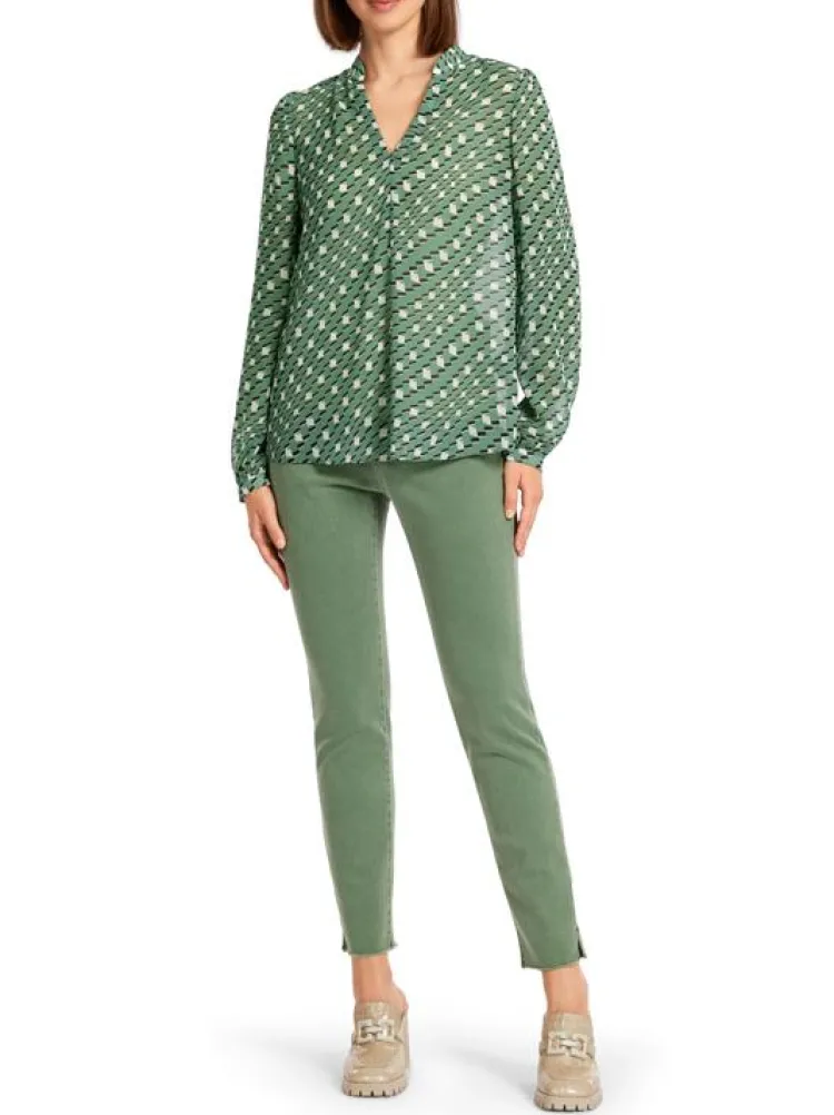 Marc Cain Blouse UC 51.14 W41 Groen Online