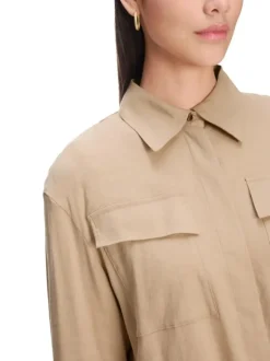 Marc Cain Collections Blouse YC 51.41 W70 Bruin Clearance