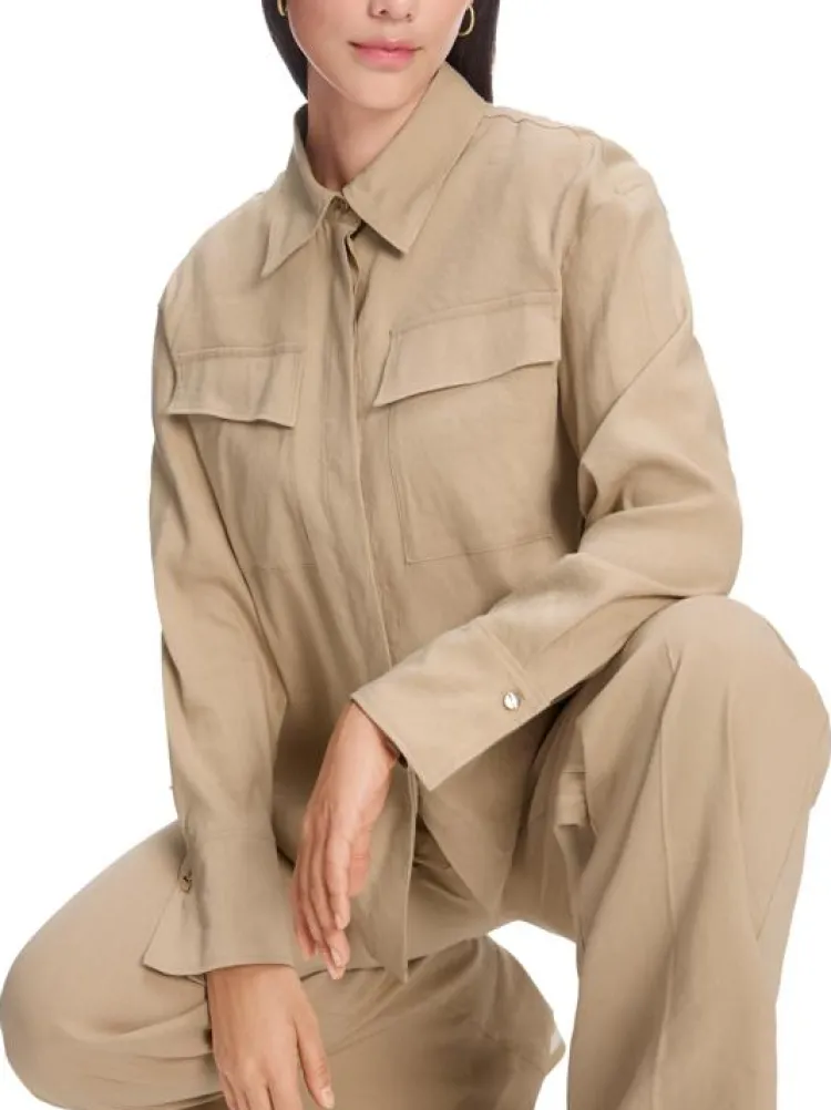 Marc Cain Collections Blouse YC 51.41 W70 Bruin Clearance