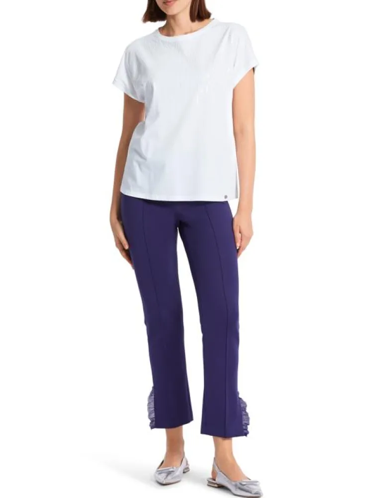 Marc Cain Collections T-Shirt WC 48.46 J36 Wit Outlet