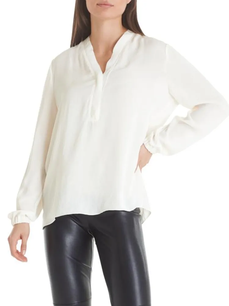 Marc Cain Essentials Blouse +E 51.03 W10 Off-white Clearance