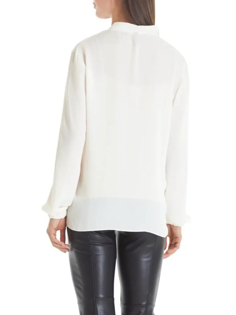 Marc Cain Essentials Blouse +E 51.03 W10 Off-white Clearance