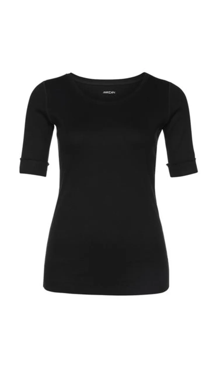 Marc Cain Essentials T-Shirt +E 48.09 J50 Zwart Online