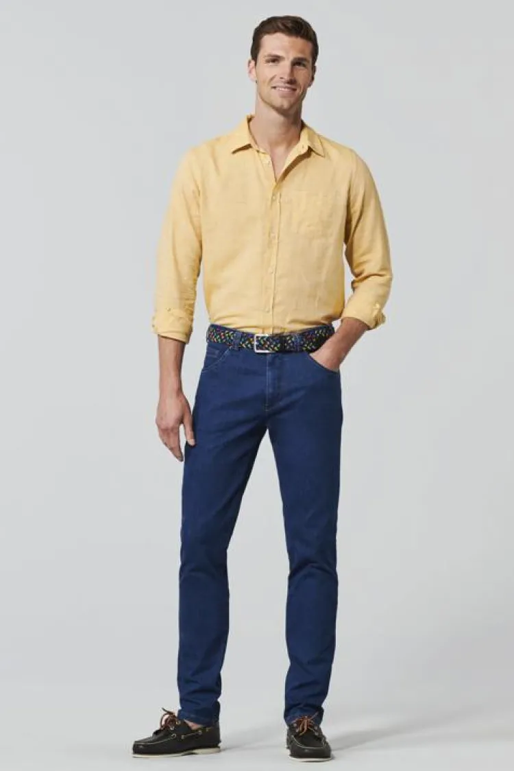 Meyer Broek Dublin 1-4122 Blauw Discount