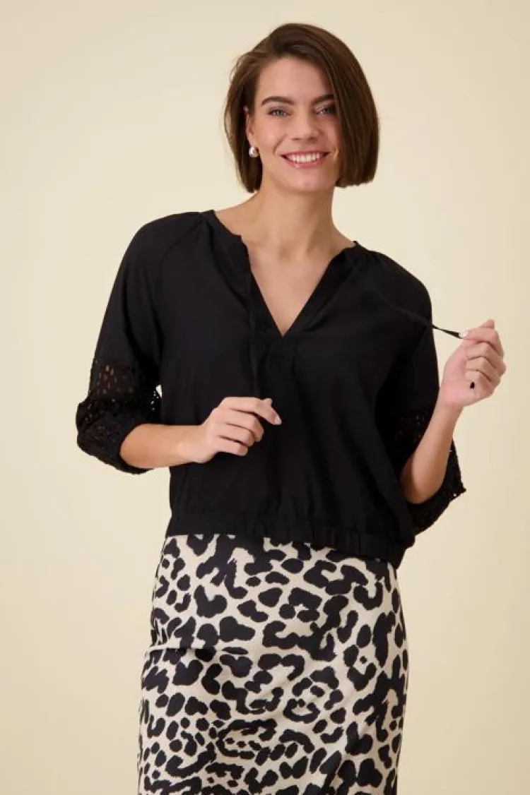Monari Blouse 409672 Zwart Clearance