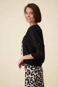 Monari Blouse 409672 Zwart Clearance