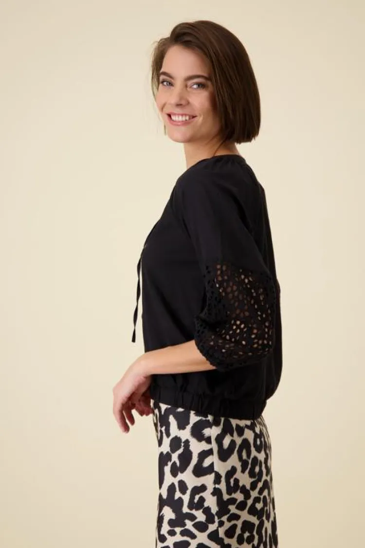 Monari Blouse 409672 Zwart Clearance