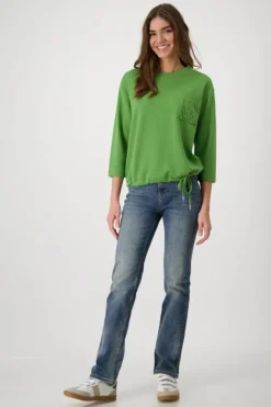 Monari Blouse 409376 Groen Outlet