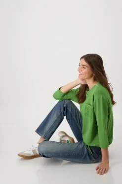 Monari Blouse 409376 Groen Outlet
