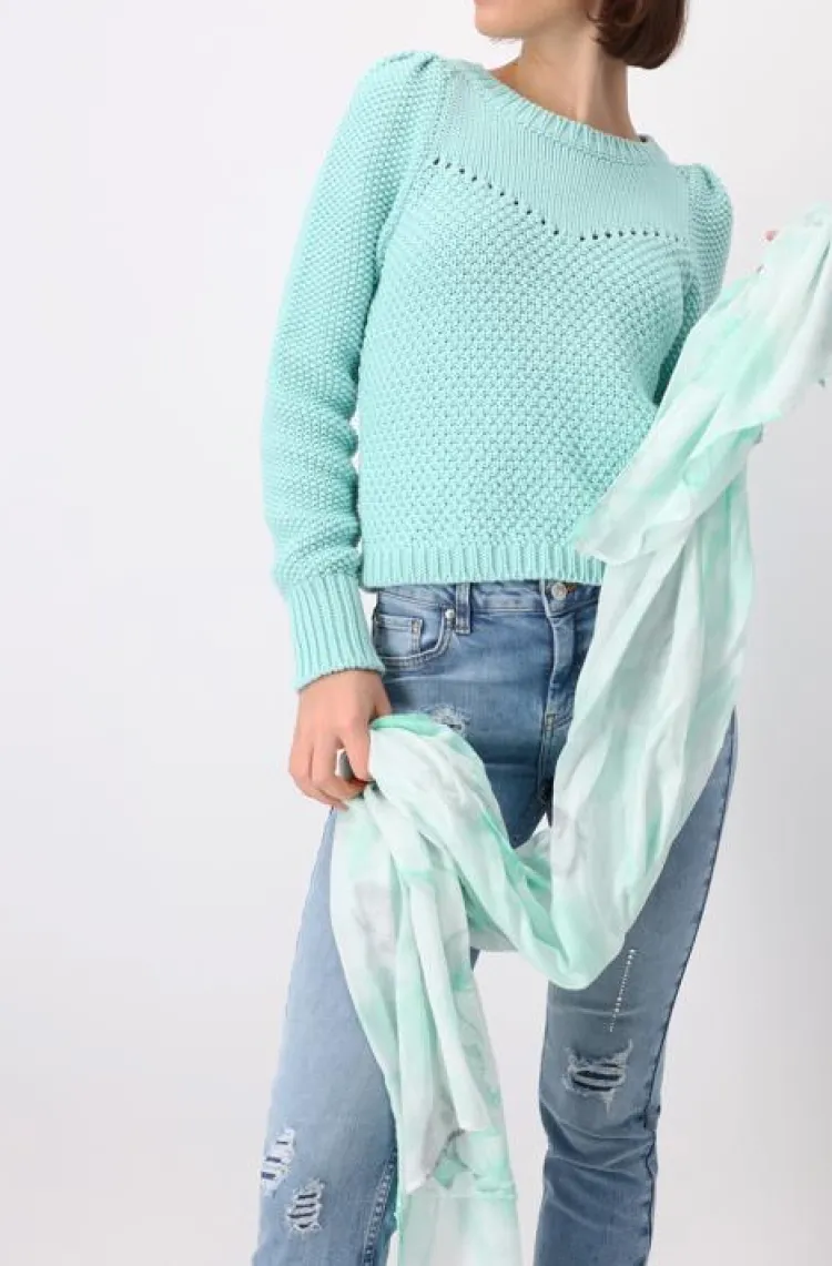 Monari Sjaal 408559 Blauw Discount