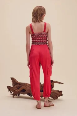 Nenette Cargo Pantalon Satijn 37BB-ERMETIC Clearance
