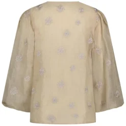 NUKUS Blouse NKS02036 Zand