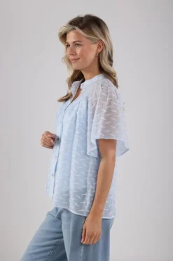 NUKUS Blouse NKS02065 Blauw New