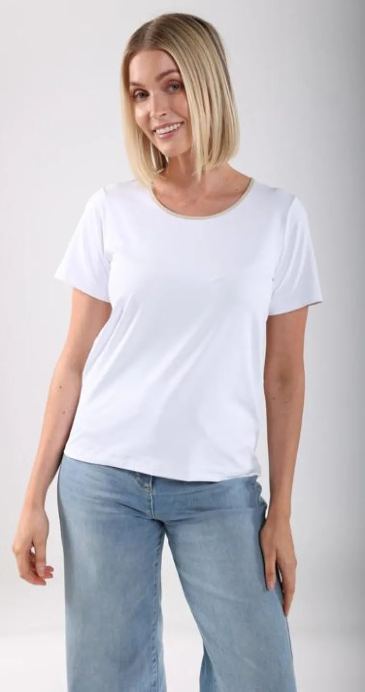 NUKUS Top NKS01089 Wit Outlet