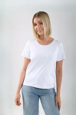 NUKUS Top NKS01089 Wit Outlet