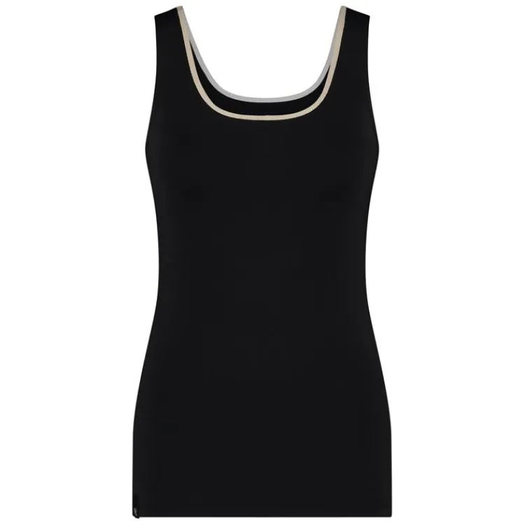 NUKUS Top SS23106 Zwart Discount