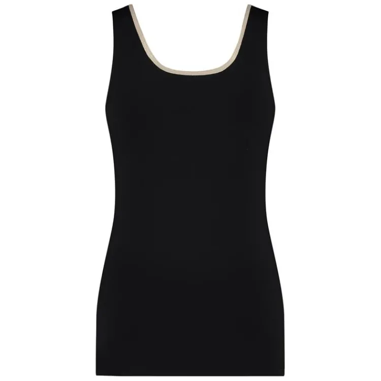 NUKUS Top SS23106 Zwart Discount