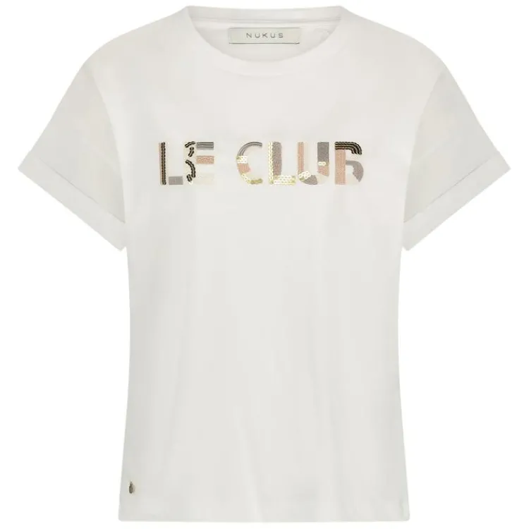 NUKUS T-Shirt NKS04001 Off-white Sale