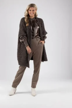 NUKUS Vest FW24096 Bruin Outlet