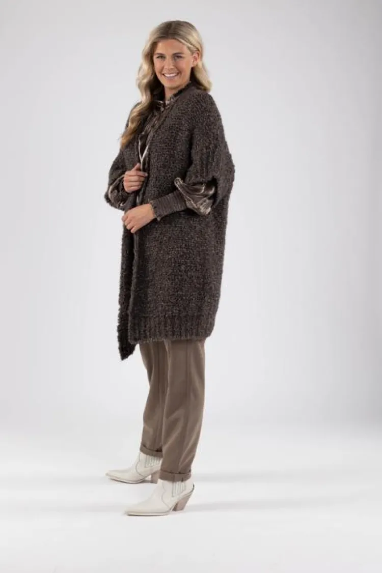 NUKUS Vest FW24096 Bruin Outlet