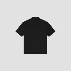 Olaf Cotton Line SS Shirt Zwart M160311 Clearance