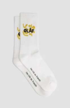 Olaf Vine Sokken Wit A140838 Best