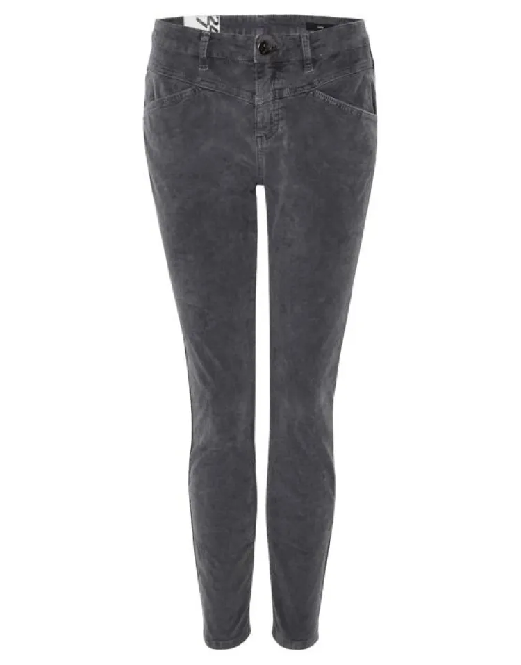 OPUS Jeans Evita babycord Grijs Hot