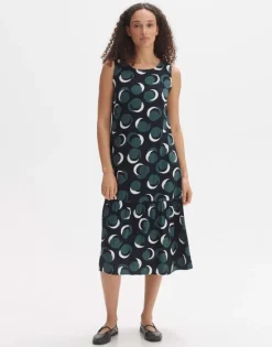 OPUS Jurk Wicy city Groen Best