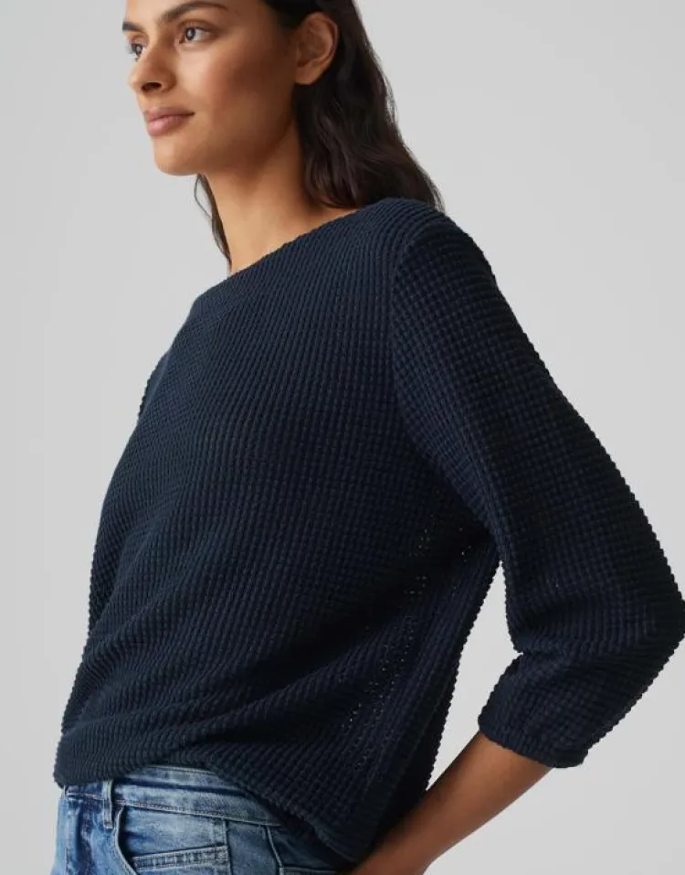OPUS Sweater Gofona Blauw Online
